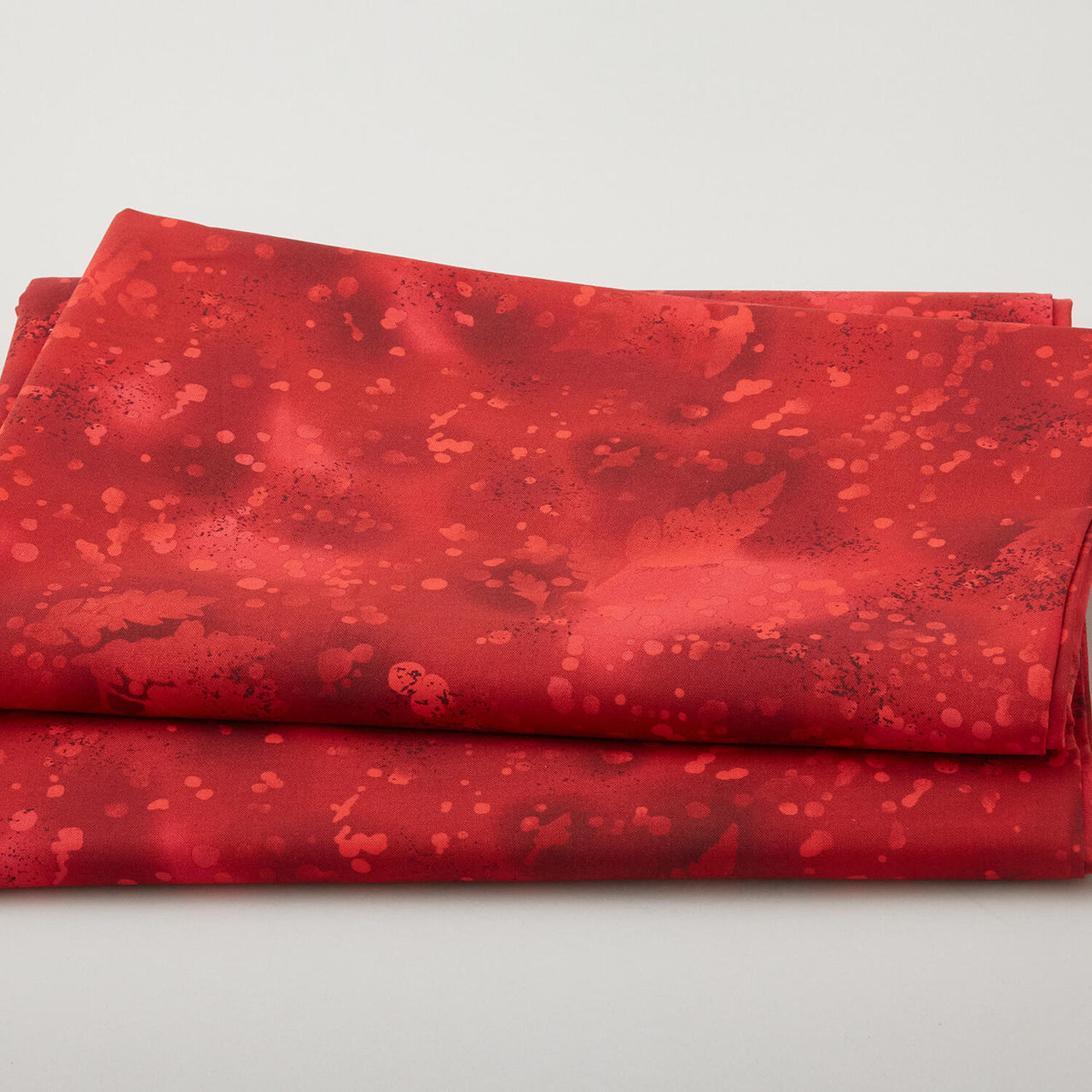 Fossil Fern 108" Wide - True Red 3 Yard Cut