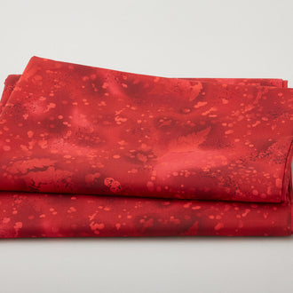 Fossil Fern 108" Wide - True Red 3 Yard Cut