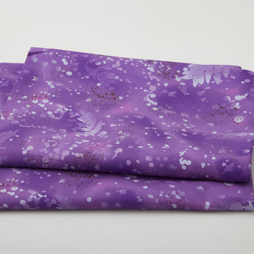 Fossil Fern 108" Wide - Purple 3 Yard Cut