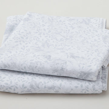 Rose Whispers - Rose Garden Silver 108" 3 Yard Cut