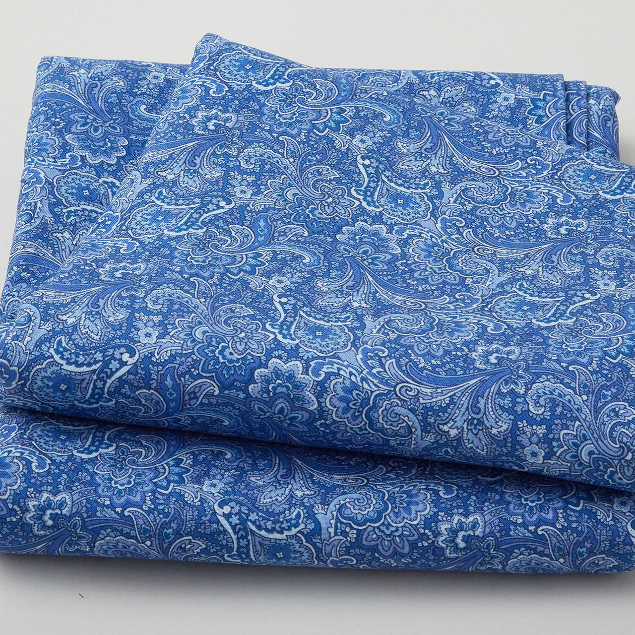April's Garden - Khanti Paisley Blue 108" 3 Yard Cut