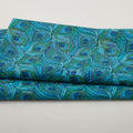 Alluring Peacock - Featherly Turquoise 2 Yard Cut