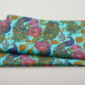 Alluring Peacock - Alluring Peacock Turquoise 2 Yard Cut