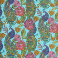 Alluring Peacock - Alluring Peacock Turquoise 2 Yard Cut