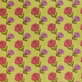 Alluring Peacock - Pebble Floral Lime 2 Yard Cut