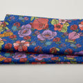 Alluring Peacock - Allure Floral Blue 2 Yard Cut