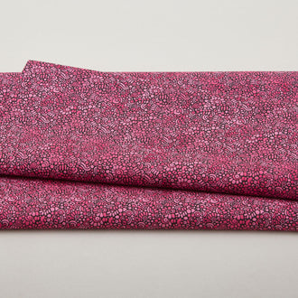 Alluring Peacock - Pebble Mosaic Fuchsia 2 Yard Cut