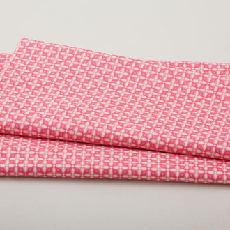 Flora & Fauna: Forest - Diamonds Pink 2 Yard Cut