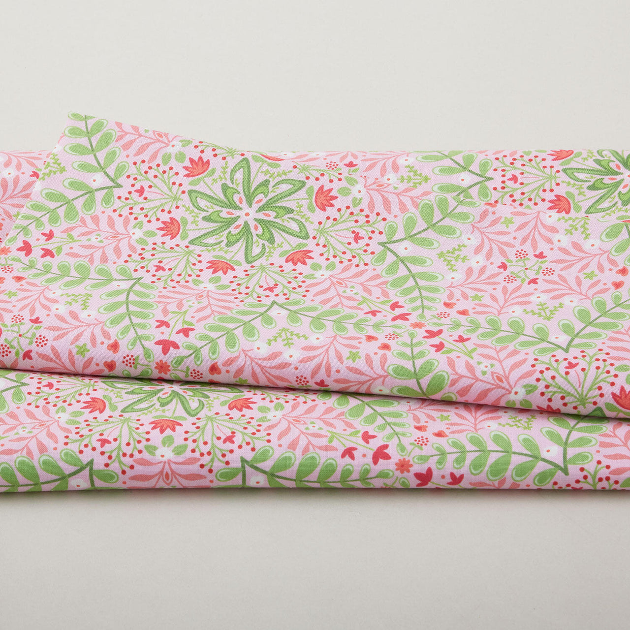 Flora & Fauna: Forest - Medallion Blush 2 Yard Cut