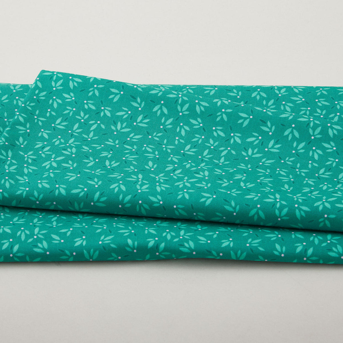 Flora & Fauna: Forest - Leaves Jade 2 Yard Cut