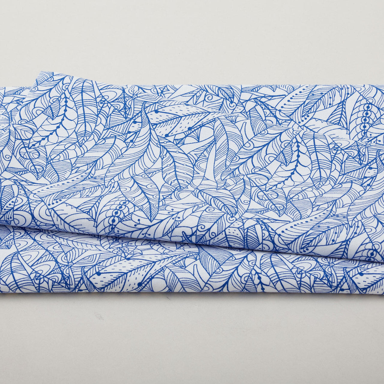 Rooville - Feathers Lined Lapis 2 Yard Cut