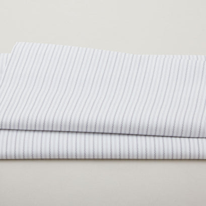 Simply Blessed - Shirting Stripe White/Grey 2 Yard Cut