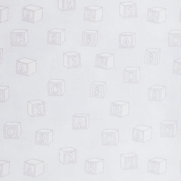 Simply Blessed - Baby Blocks Light Grey 2 Yard Cut