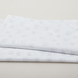 Simply Blessed - Baby Blocks Light Grey 2 Yard Cut