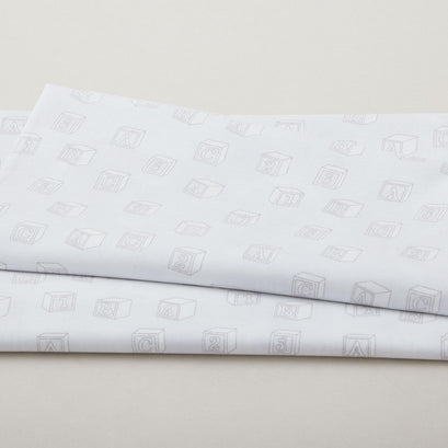 Simply Blessed - Baby Blocks Light Grey 2 Yard Cut