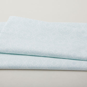 Simply Blessed - Simply Lace White/Turquoise 2 Yard Cut