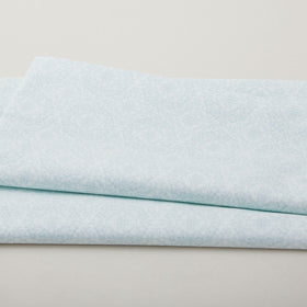 Simply Blessed - Simply Lace White/Turquoise 2 Yard Cut