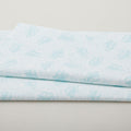 Simply Blessed - Baby Booties White/Turquoise 2 Yard Cut