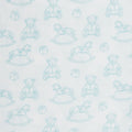 Simply Blessed - Simply Loved Toys White/Turquoise 2 Yard Cut