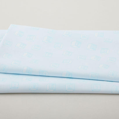 Simply Blessed - Baby Blocks Light Turquoise 2 Yard Cut