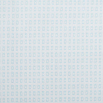 Simply Blessed - Block Print White/Turquoise 2 Yard Cut