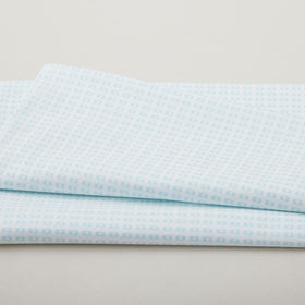 Simply Blessed - Block Print White/Turquoise 2 Yard Cut