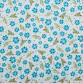 Snow Fall - Christmas Roses Aqua 2 Yard Cut