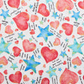 UpWords - Hearts and Stars White 2 Yard Cut