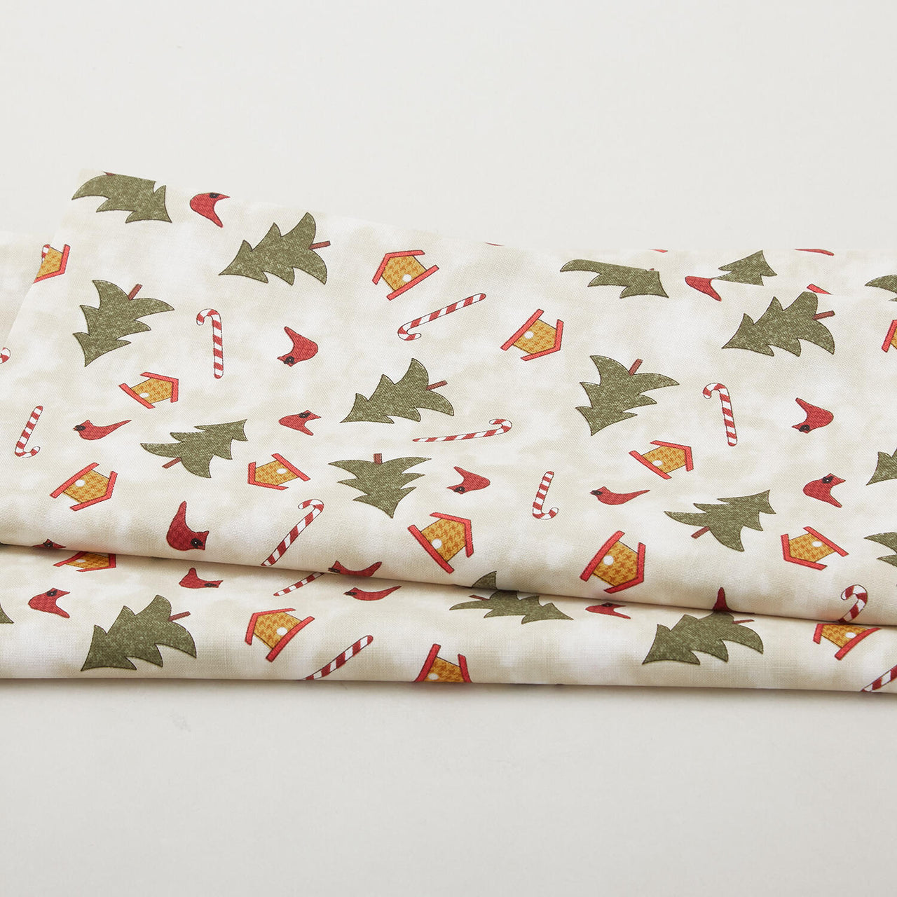 Snowballs - Tree Festival Cream 2 Yard Cut