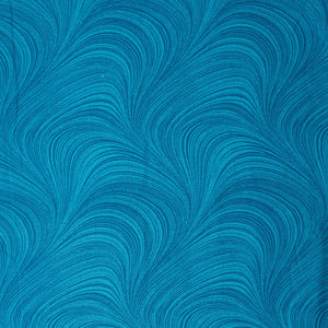 Wave Texture - Turquoise 3 Yard Cut
