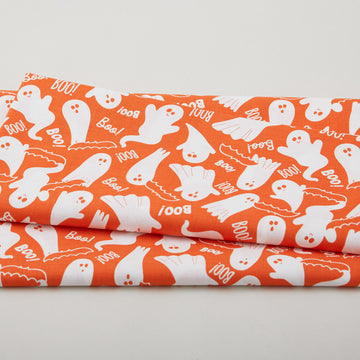 Ghostly Glow - Orange Glow in the Dark 2 Yard Cut