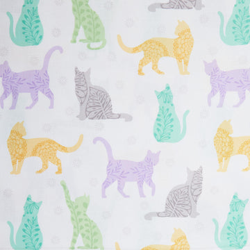 Kitty Sunshine - White/Multi 2 Yard Cut