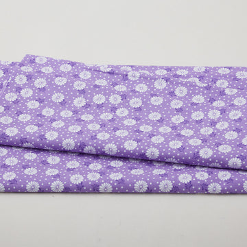 Sunshine Zinnia - Violet 2 Yard Cut