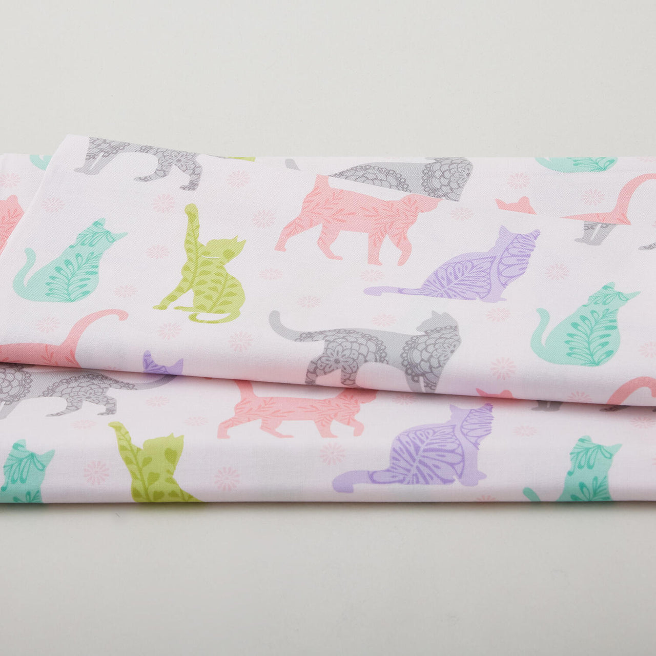 Kitty Sunshine - Light Pink/Multi 2 Yard Cut