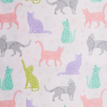 Kitty Sunshine - Light Pink/Multi 2 Yard Cut