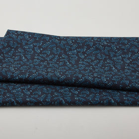 Harvest Berry Leaves - Blue 2 Yard Cut