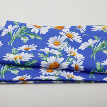All About Daisies - Medium Blue 2 Yard Cut