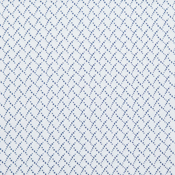 Criss Cross Dots - White/Navy 2 Yard Cut