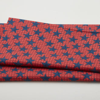 American Spirit - Houndstooth Stars Red 2 Yard Cut