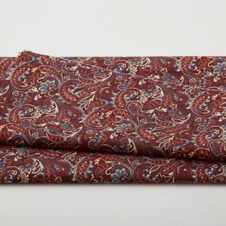 American Spirit - Winter Paisley Dark Red 2 Yard Cut