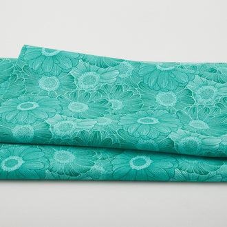 Begins with Mum - Calendula Aquamarine 2 Yard Cut