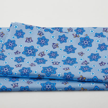 Gratitude and Grace - Helping Others Blue 2 Yard Cut