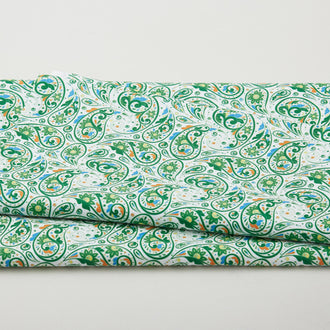 Gratitude and Grace - Quiet Mornings Green 2 Yard Cut