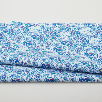 Gratitude and Grace - Quiet Mornings Blue 2 Yard Cut