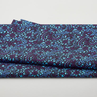 Gratitude and Grace - Peaceful Garden Purple 2 Yard Cut
