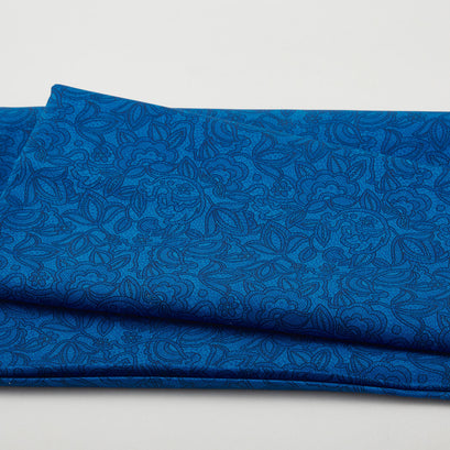 Gratitude and Grace - Family Time Blue 2 Yard Cut