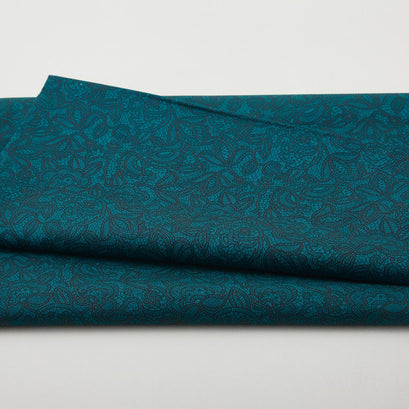 Gratitude and Grace - Family Time Teal 2 Yard Cut
