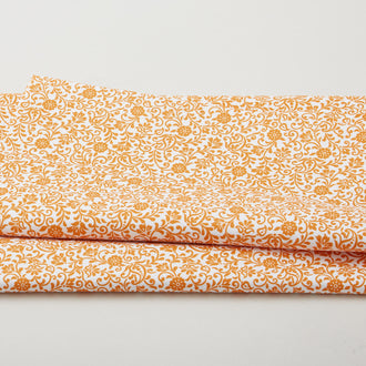 Gratitude and Grace - First Flower Orange 2 Yard Cut