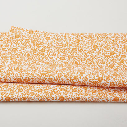 Gratitude and Grace - First Flower Orange 2 Yard Cut