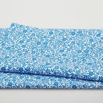 Gratitude and Grace - First Flower Blue 2 Yard Cut